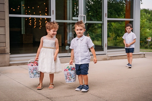 outdoor ceremony at balls falls 