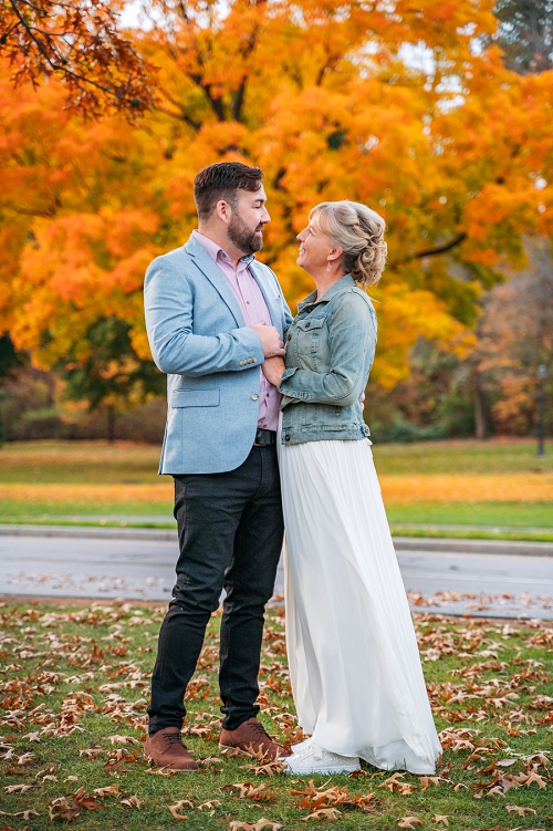 Niagara elopement during autumn