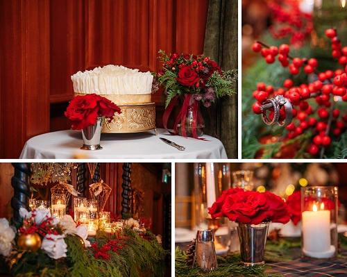  prince of wales christmas themed wedding decor