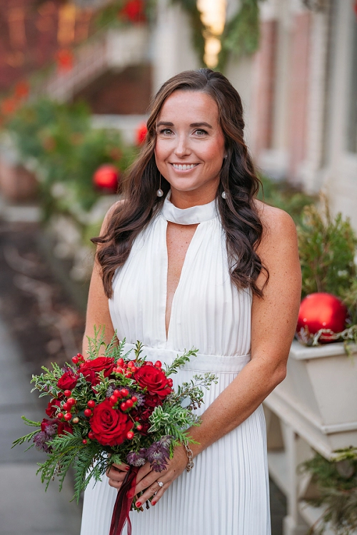 bridal portrait in niagara on the lake