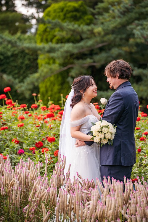 botanical garden niagara falls wedding