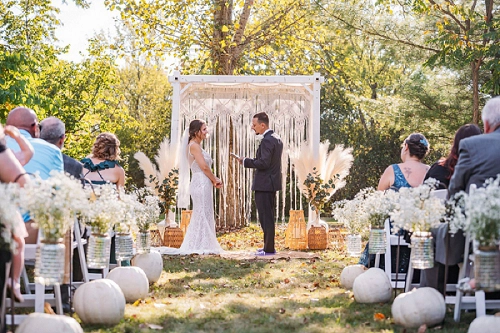  stevensville conservation outdoor wedding ceremony